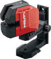 Nivelă laser cu funcție de linie verticală și linii în cruce PM 20-CG Combilaser cu fascicul verde, cu 2 linii și 4 puncte, pentru instalații sanitare, lucrări de nivelare, aliniere și verificare unghiuri