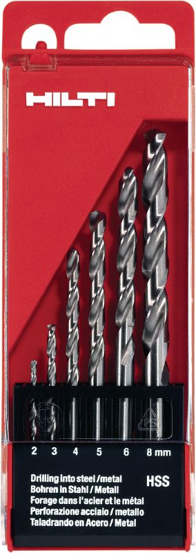 Set de burghie HSS-G Burghiu premium (HSS) șlefuit precis pentru realizarea de găuri cu diametru mic în metal, conform DIN 338