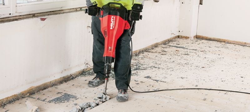 Ciocan pneumatic electric TE 2000-AVR Ciocan demolator TE-S puternic și extrem de ușor, pentru beton și lucrări de demolare Aplicații 1