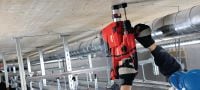 Burghiu rotopercutor în sistem metric TE-CX (SDS Plus) Burghiu de rotopercuție SDS plus (TE-CX) de clasă supremă cu 4 muchii tăietoare din carbură pentru realizarea găurilor pentru ancore în beton armat Aplicații 4