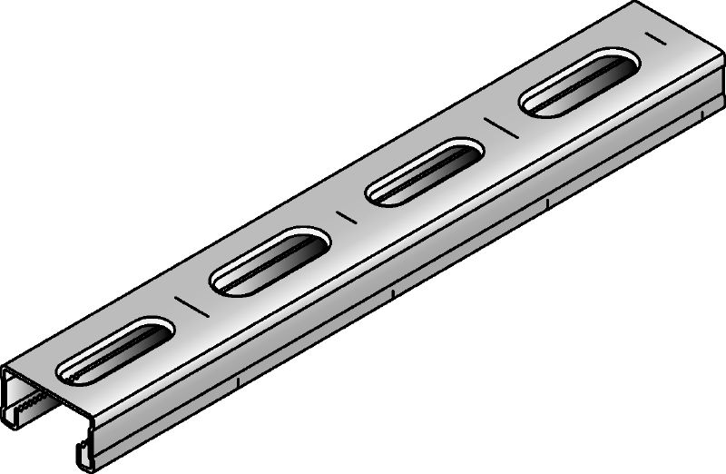 MM-C-16 Conector MM pentru montant, galvanizat, de 16 de mm, pentru aplicații cu sarcini mici