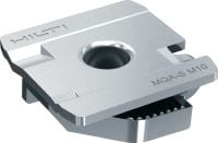 Conector pentru coliere MQA-S Conector galvanizat pentru coliere pentru fixarea componentelor filetate pe profilele MQ/HS