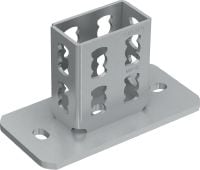 Talpă de profil MQP-82 Talpă de profil galvanizată pentru fixarea profilelor MQ pe beton