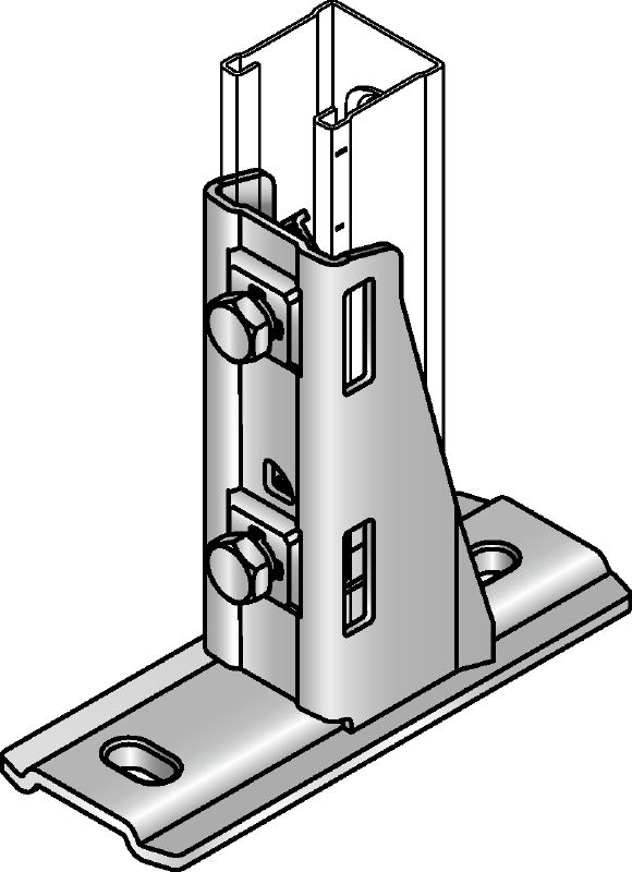 MM-R-16-36 Talpă de profil galvanizată pentru fixarea profilelor MM pe diverse materiale de bază