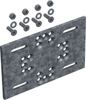 Placă modulară MT-P-G OC Placă modulară pentru montarea structurilor modulare pe oțel structural fără a mai fi necesară fixarea directă
