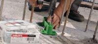 Cuie pentru implantare manuală în beton X-HN Cuie manuale pentru utilizare pe beton Aplicații 1